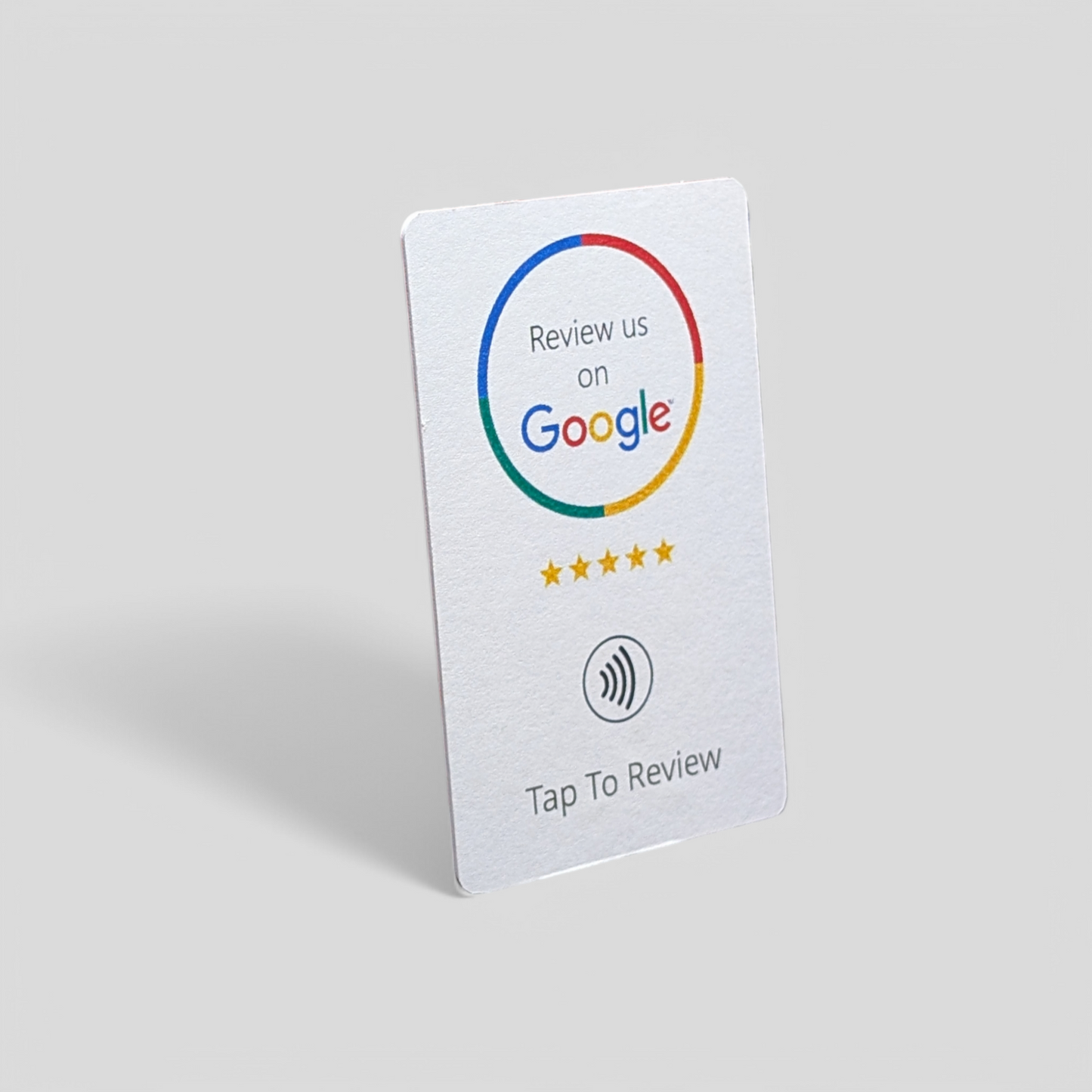 NFC-Enabled Google Review Cards