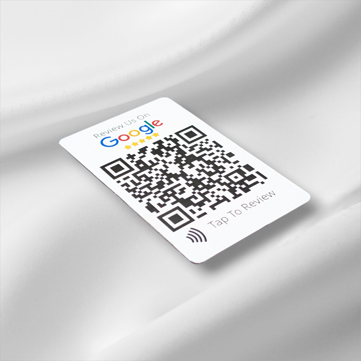 QR Code & NFC-Enabled Google Review Card